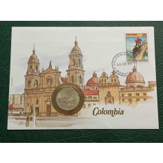 Columbia 1981 - 10 pesos, necirculata cu patina