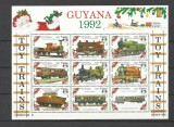 GUYANA 1992 TRENURI DE JUCARIE