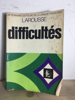 Adolpe V. Thomas - Dictionnaire des Difficultes de la Langue Francaise foto