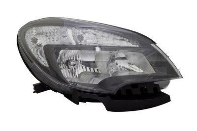 Far Opel Mokka, 12.2012-09.2016, partea Dreapta, cu lumina de zi; H7+HB3+W21/5W+WY21W; electric; negru; cu motor, TYC foto