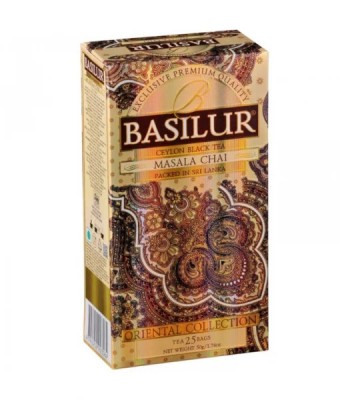 Basilur Masala Chai Ceai negru 25 plicuri foto