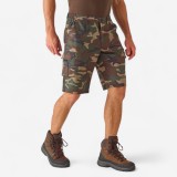 Bermude 500 Camuflaj WOODLAND verde Bărbați