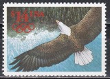 SUA 1991 - Vulturul pleșuv și inele olimpice, Posta Expresa, Cota 20 Euro, MNH