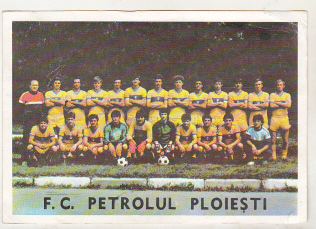 bnk foto FC Petrolul Ploiesti 1984/1985