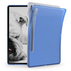 Husa pentru tableta Samsung Galaxy Tab S8/Galaxy Tab S7, Kwmobile, Albastru, Silicon, 52914.04