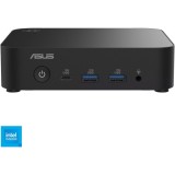 Mini PC Asus NUC 14 Essential RNUC14MNK1500002 cu procesor Intel&reg; N150 pana la 3.6GHz, fara RAM, fara stocare, Intel&reg; Graphics, No OS, EU cord, Black