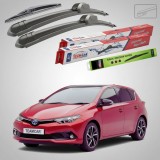 Cumpara ieftin Ștergătoare Toyota Auris E18 Hatchback 2012-prezent | Set Față și Spate Flat &ndash; TeamCar&reg;