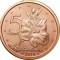 Insulele Cook 5 Cents 2010 - Elizabeth II ,21,7 mm, KM-758 UNC !!!