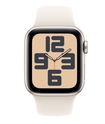Apple Watch SE GPS 40mm Starlight Aluminium Case with Starlight foto