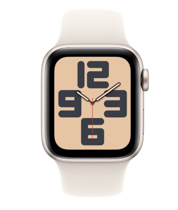 Apple Watch SE GPS 40mm Starlight Aluminium Case with Starlight