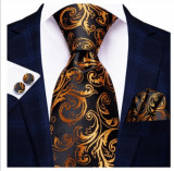 Set cravata + batista + butoni - matase - model 37