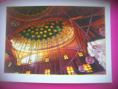 HOPCT 6796 INTERIOR MOSCHEEA MOHAMED ALY -CAIRO -EGIPT -AFRICA-NECIRCULATA foto