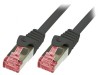 Patch cord S/FTP Cat6 LSZH Negru 10m, Logilink