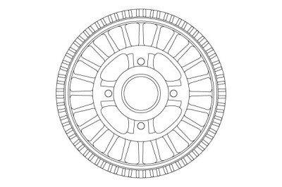 TRW DB4557MR Tambur frana foto