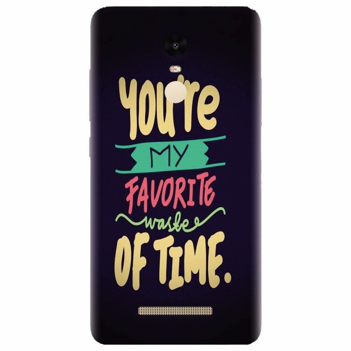 Husa silicon pentru Xiaomi Remdi Note 3, My Favorite Waste Of Time