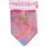 Ghirlanda decorativa cu steaguri colorate 4,5 metri , Decor magic pentru petreceri copii