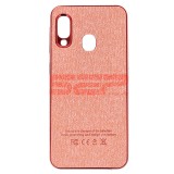 Husa Samsung Galaxy A10e, TPU, Piele Denim, Rose Gold