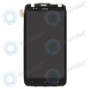 Capacul frontal al modulului de afișare HTC One XL + lcd + digitizer negru