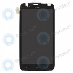 Capacul frontal al modulului de afișare HTC One XL + lcd + digitizer negru