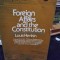 Foreign affairs and the Constitution - Louis Henkin