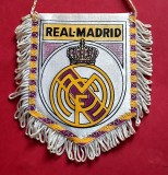 Fanion fotbal - REAL MADRID (dimensiuni 10x8.5 cm)