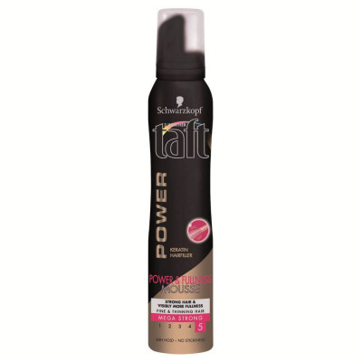 Spuma Taft Power and Fulness Mega Strong 5, 200 ml, cu Keratina, Spuma de Par cu Keratina, Spuma Modelatoare Par, Produse Ingrijire Par, Produse Hairs foto