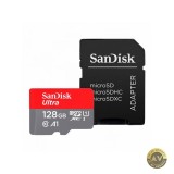 Card Memorie microSDXC SanDisk Ultra Android A1 128Gb Clasa 10 / UHS-1 U1 Cu Adaptor SDSQUAB-128G-GN6MA