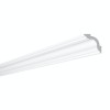 Cornisa Decorativa Polimer Dur NMC WT5, 200x5x5cm, Clasic, Alb, Vopsibila, Interior