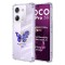 Husa antisoc pentru xiaomi poco m7 pro 5g airbag tpu, col&Egrave;uri ranforsate- butterfly albastru