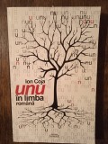 UNU IN LIMBA ROMANA- ION COJA
