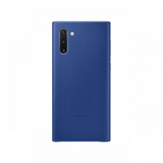 Husa Originala Samsung Galaxy Note 10 Leather Cover Blue