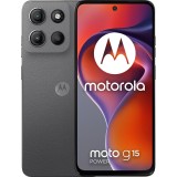 Telefon mobil Motorola Moto g15 Power LTE, 256GB, 8GB RAM, Dual SIM, Gravity Grey