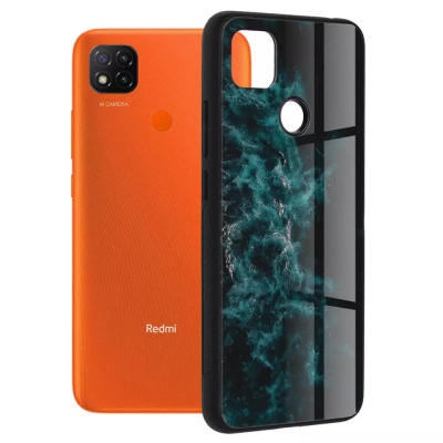 Husa Xiaomi Redmi 9C Antisoc Personalizata Nebuloasa Albastra Glaze foto