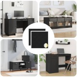 vidaXL Copertă autocolantă pentru șuruburi 2 pcs Negru &Oslash; 20 x 0,5 mm 864633