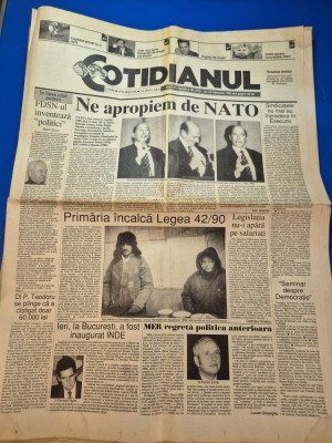 ziarul cotidianul 18 februarie 1993 foto