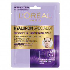 Masca servetel hidratanta cu efect antirid Hyaluron Specialist, 30 gr, Loreal