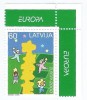 |Letonia, Europa CEPT, 2000, Nestampilat