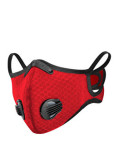Masca de protectie THK, Rosie, aspect modern, sport, cu Filtru de Carbon, 2 valve