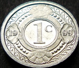 Cumpara ieftin Moneda exotica 1 CENT - ANTILELE OLANDEZE (Caraibe), anul 1999 * cod 974, America Centrala si de Sud, Aluminiu