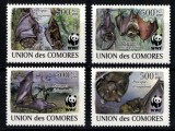 COMORE 2009 - Fauna WWF, Lilieci / serie completa MNH, Nestampilat