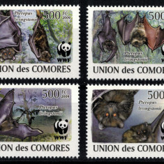 COMORE 2009 - Fauna WWF, Lilieci / serie completa MNH