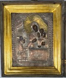 Maica Domnului, Bucuria celor Indurerati, Icoana cu ferecatura, Rusia, Secol XIX