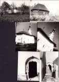 P502 Lot de 6 poze cu biserica din Boiștea, perioada comunistă
