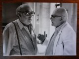 Fotografie cu Iosif Sava si Razvan Theodorescu