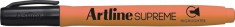 Textmarker Artline Supreme, Varf Tesit 1.0-4.0mm - Portocaliu Fluorescent foto