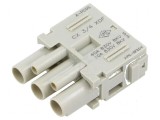 Conector HDC inserturi contact mamă MIXO PIN 3 40A 600V
