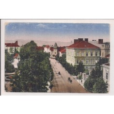Carte postala circulata in perioada interbelica