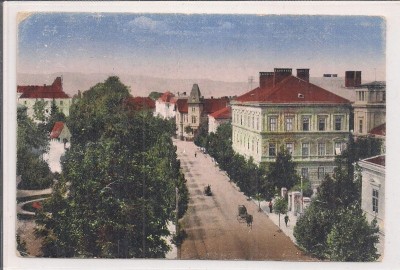 Carte postala circulata in perioada interbelica foto