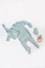 Set 4 piese: bluza, pantaloni, caciulita si manusi din bumbac organic si modal - Mint, BabyCosy (Marime: 3-6 Luni)