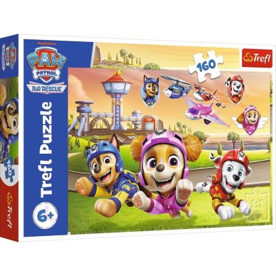 PUZZLE TREFL 160 PATRULA CATELUSILOR ECHIPA DE SALVARE AERIANA foto